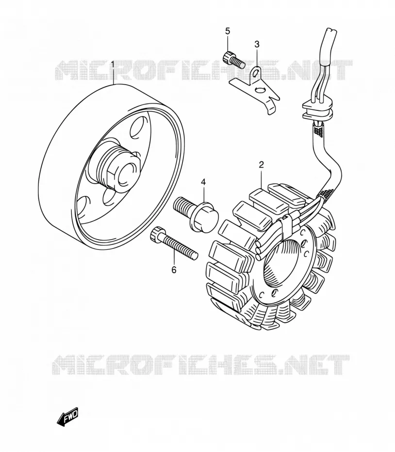 ALTERNATOR Suzuki MOTO 1000 GSX-R 2004  GSX-R1000K4(E02,E19,E24,E37)