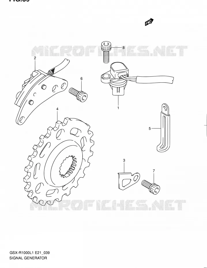 ALTERNATOR Suzuki MOTO 1000 GSX-R 2011  GSX-R1000L1(E14)