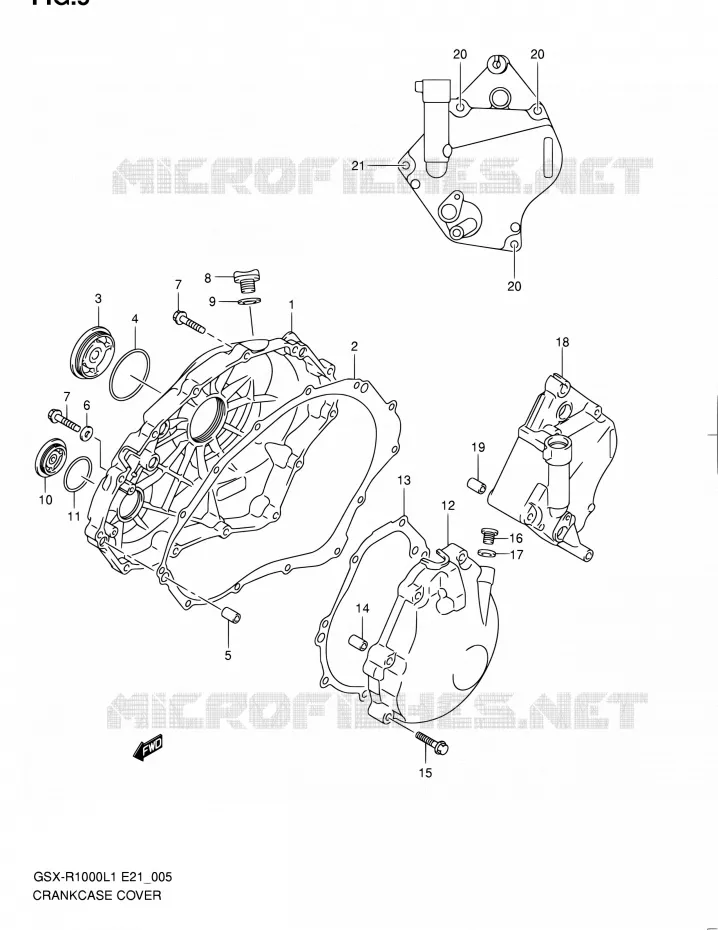 CASING Suzuki MOTO 1000 GSX-R 2011  GSX-R1000L1(E51)