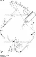 FUEL EVAP SYSTEM voor Suzuki GSX-R 1000 2014