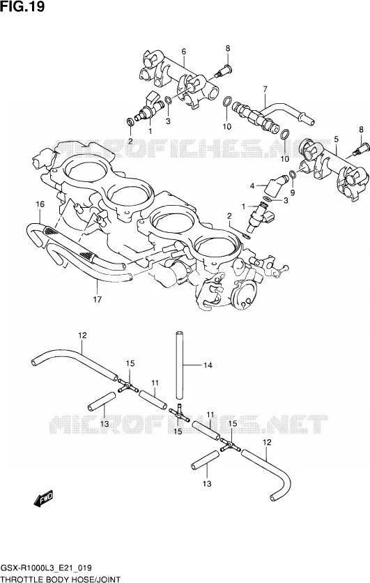 GASKLEPHUIS (GSX-R1000L3 E24) Suzuki MOTO 1000 GSX-R 2012  GSX-R1000UF L3 (E21)