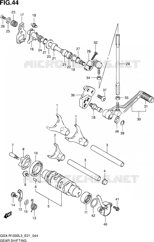 SCHAKELEN ASSY Suzuki MOTO 1000 GSX-R 2013  GSX-R1000Z L3 (E21)