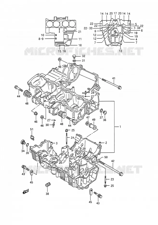 CASING Suzuki MOTO 1100 GSX-R 1992  GSX-R1100 N (E03,E28,E33)