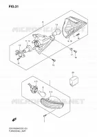 INDICATOREN voor Suzuki GSX-R 600 2006
