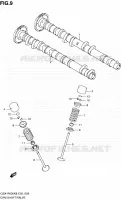 NOKKENAS   VALVES voor Suzuki GSX-R 600 2010