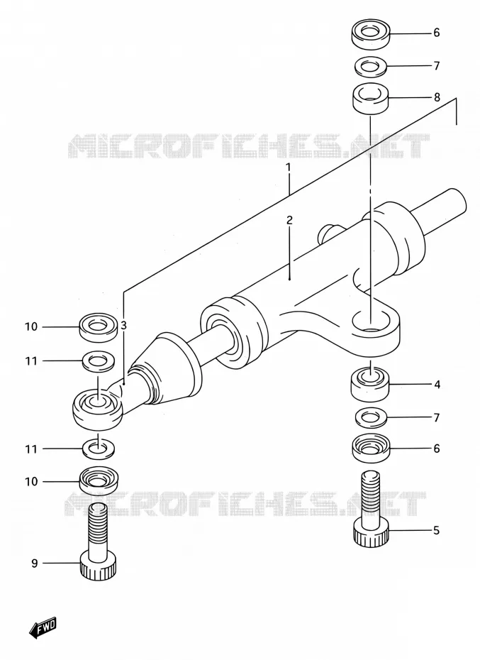 STUURDEMPER (MODELE R/S) Suzuki MOTO 750 GSX-R 1994  GSX-R750W R (E03,E28,E33)