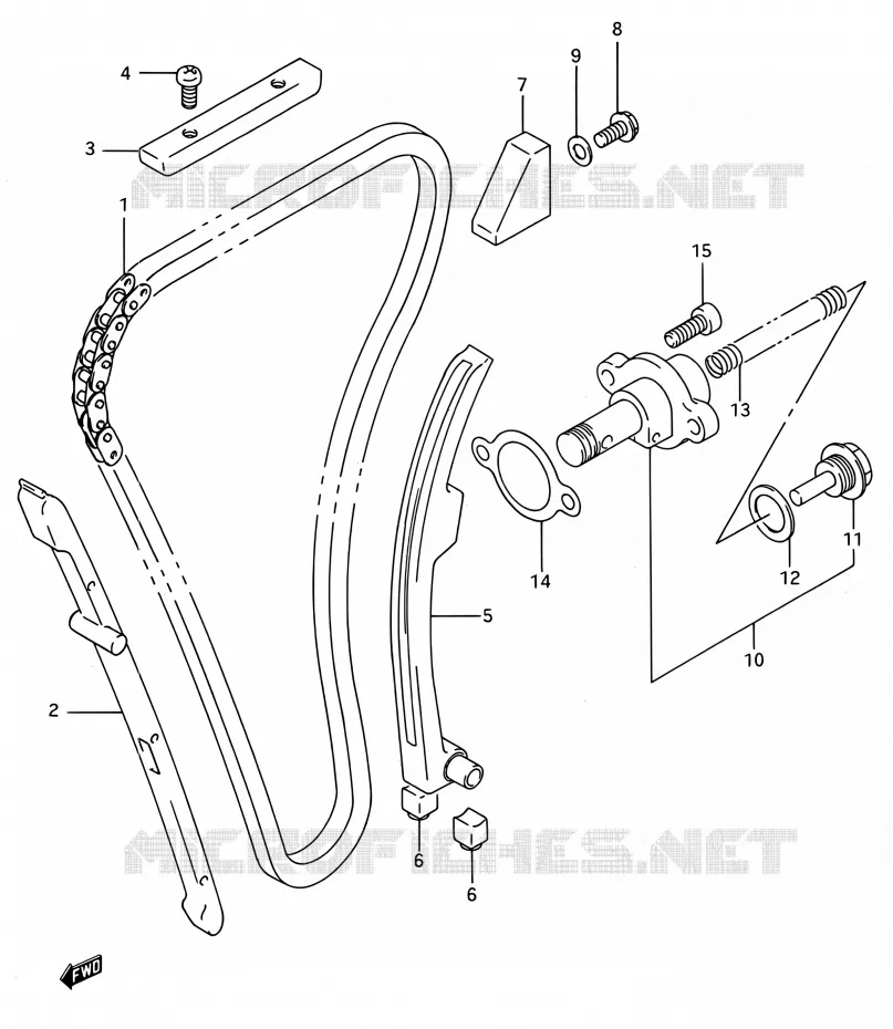 TIMING Suzuki MOTO 750 GSX-R 1994  GSX-R750W R (E03,E28,E33)