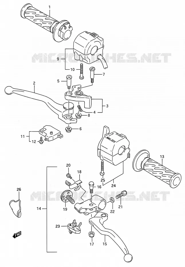 SCHAKELAARS Suzuki MOTO 750 GSX-R 1995  GSX-R750W S (E03,E28,E33)
