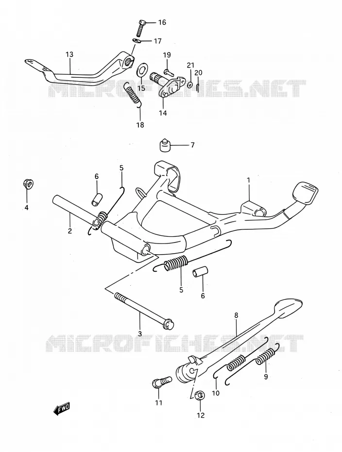 STAND Suzuki MOTO 1100 GSX-F 1993  GSX1100F P (E03,E28,E33)