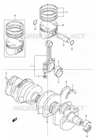 KRUKAS voor Suzuki GSX 1200 2001