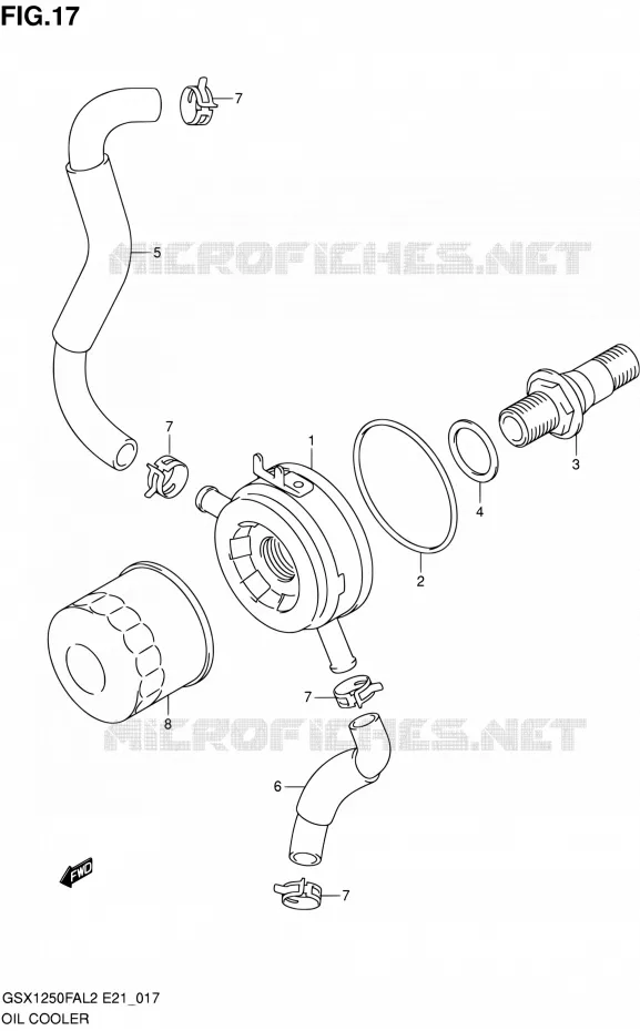 OLIE KOELER Suzuki MOTO 1250 GSX-F 2012  GSX1250FAL2(E21)