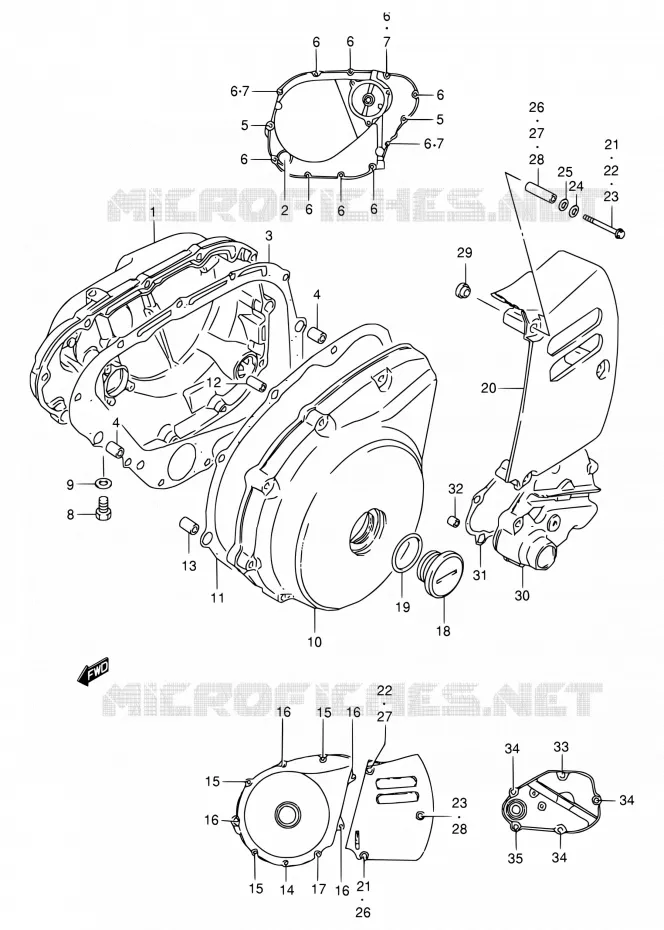 CASING Suzuki MOTO 650 BOULEVARD 2000  LS650P Y (E03,E28,E33)