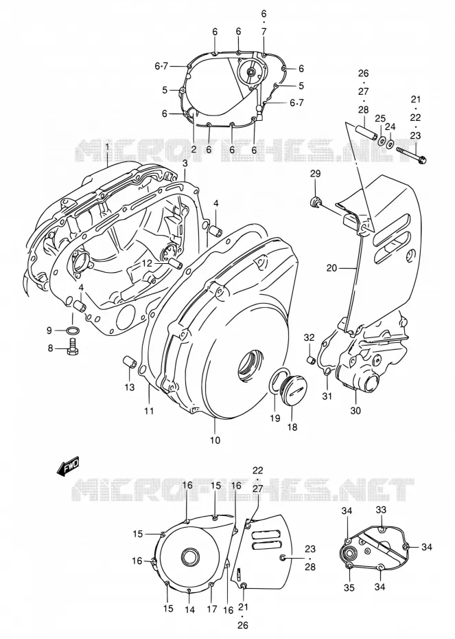 CASING Suzuki MOTO 650 SAVAGE 2000  LS650PY(E22)