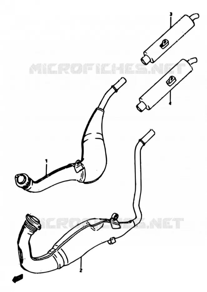 GELUIDDEMPER Suzuki MOTO 250 RG 1990  RGV250L(E24)