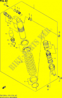 ACHTER SCHOKDEMPER (RM Z450L4 E03) voor Suzuki RM-Z 450 2014