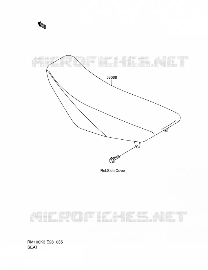 SEAT Suzuki MOTO 100 RM 2004  RM100K4(E28)