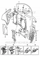 RADIATOR voor Suzuki RM 250 2000