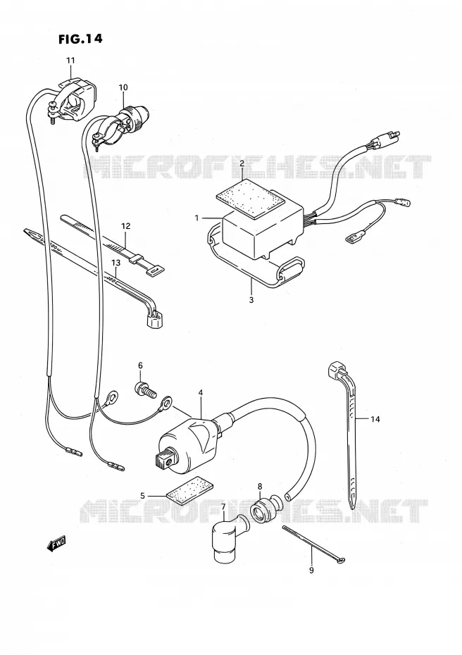 ONTSTEKING Suzuki MOTO 80 RM 1987  RM80H(E01)