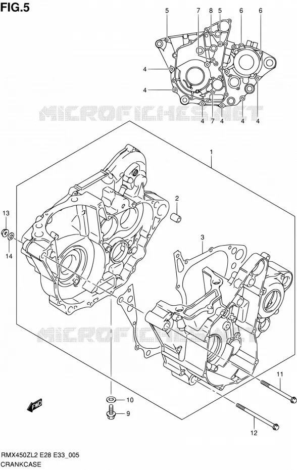 CASING Suzuki MOTO 450 RMX 2012  RMX450ZL2(E03,E28,E33)