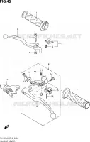 HANDGRIPS   LEVERS voor Suzuki VAN-VAN 125 2013