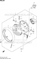 KOPLAMP (RV125L3 E02) voor Suzuki VAN-VAN 125 2013