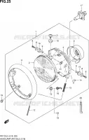 KOPLAMP (RV125L3 E19) voor Suzuki VAN-VAN 125 2013