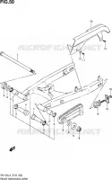 SWINGARM voor Suzuki VAN-VAN 125 2013
