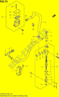 ACHTER HOOFDREMCILINDER (SFV650L2 E28) voor Suzuki GLADIUS 650 2012