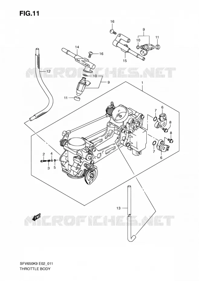 GASKLEPHUIS Suzuki MOTO 650 GLADIUS 2009  SFV650AK9(E19,E24)