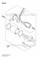 STARTMOTOR (SFV650K9) voor Suzuki GLADIUS 650 2010