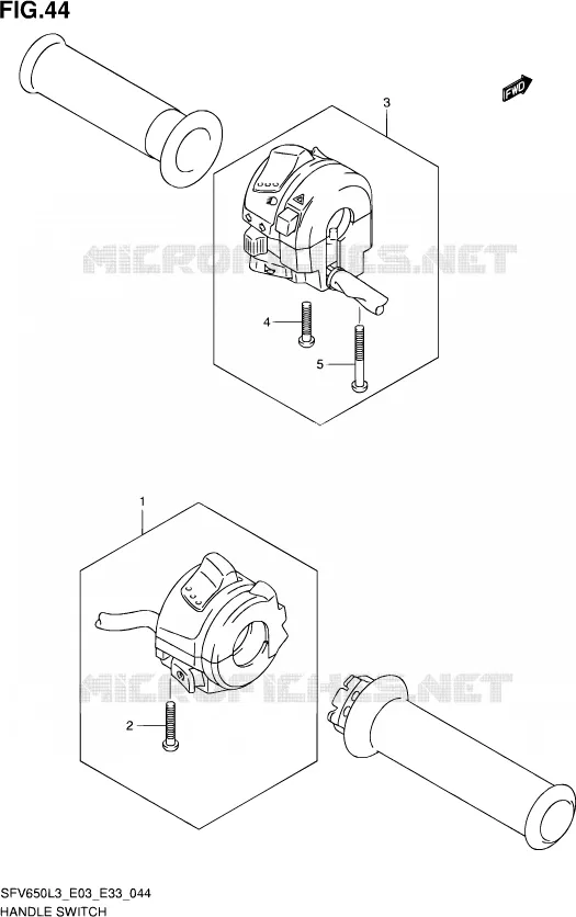 SCHAKELAARS Suzuki MOTO 650 GLADIUS 2013  SFV650A L3 (E03,E28,E33)