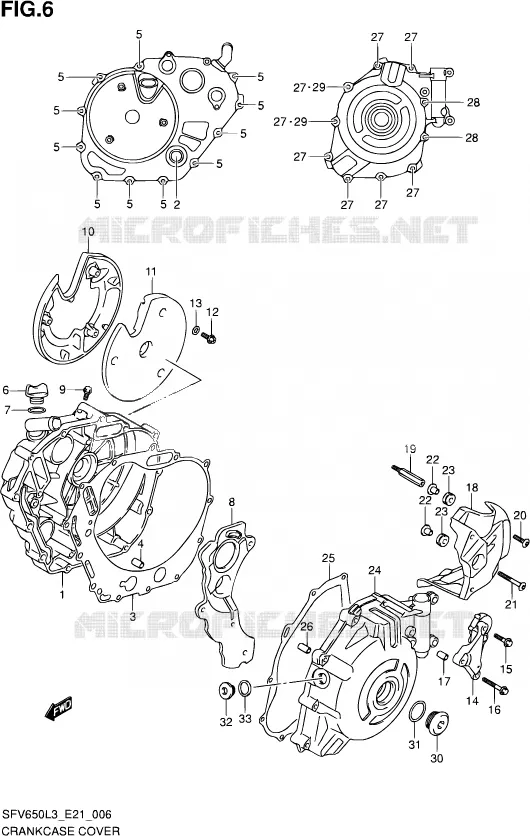 CASING Suzuki MOTO 650 GLADIUS 2013  SFV650A L3 (E21)