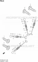 NOKKENAS   VALVES voor Suzuki GLADIUS 650 2012