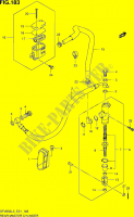 ACHTER HOOFDREMCILINDER (SFV650UL3 E21) voor Suzuki GLADIUS 650 2013