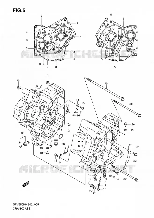 CASING Suzuki MOTO 650 GLADIUS 2009  SFV650UAK9(E19)