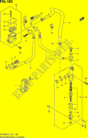 ACHTER HOOFDREMCILINDER (SFV650AL3 E21) voor Suzuki GLADIUS 650 2013