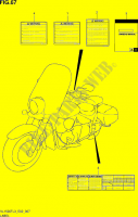 ETIKET (VL1500TL3 E02) voor Suzuki INTRUDER 1500 2015