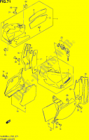 ACHTER KUIP (VL800BUEL4 E19) voor Suzuki INTRUDER 800 2014