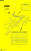 ETIKET (VL800BL4 E02) voor Suzuki INTRUDER 800 2014