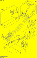 GELUIDDEMPER (VL800BL4 E02) voor Suzuki INTRUDER 800 2014