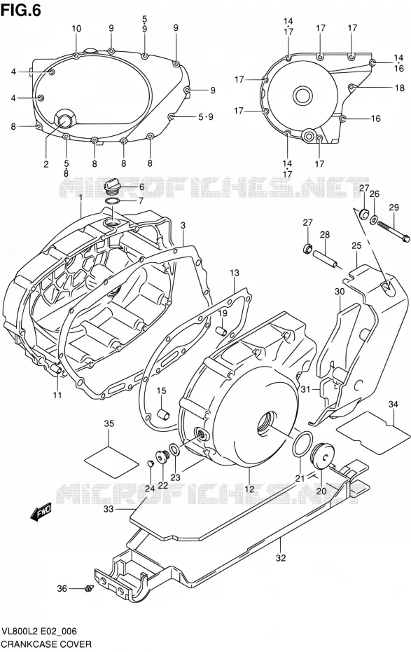 CASING Suzuki MOTO 800 VOLUSIA 2012  VL800UEL2