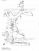ACHTER HOOFDREMCILINDER voor Suzuki INTRUDER 1800 2011