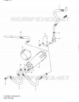 FUEL EVAP SYSTEM (VLR1800L1 E33) voor Suzuki INTRUDER 1800 2011