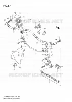 ACHTER HOOFDREMCILINDER voor Suzuki INTRUDER 1400 1998