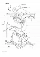 ACCU (MODELE G/H/J/K/L/M) voor Suzuki INTRUDER 750 1988