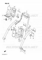 BACKREST voor Suzuki INTRUDER 750 1988