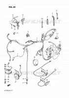 BEDRADING voor Suzuki INTRUDER 750 1988