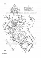 CILINDERKOP (AVT) voor Suzuki INTRUDER 750 1988