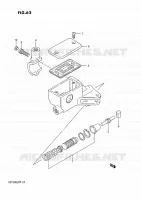CLUTCH HOOFDREMCILINDER voor Suzuki INTRUDER 750 1988