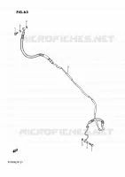 CLUTCH HOSE voor Suzuki INTRUDER 750 1988